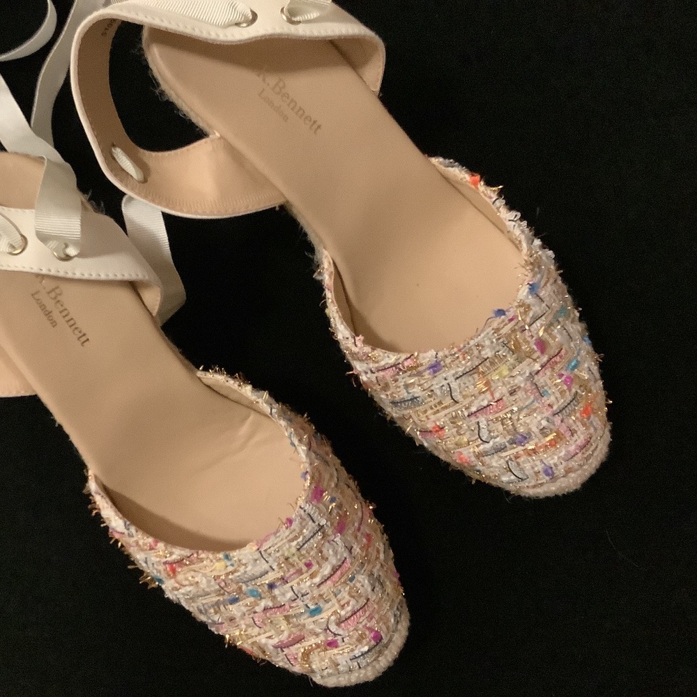 L.K. Bennett London espadrilles shoes